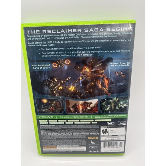 Halo 4 Xbox 360 - Complete CIB - Tested - Picture 2 of 10